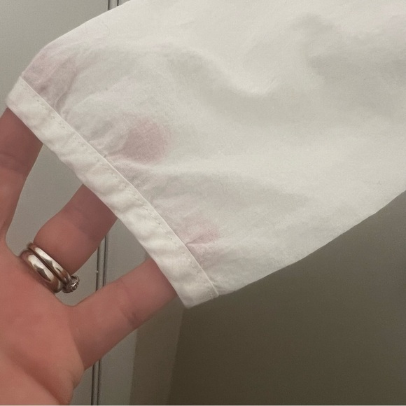 Eddie Bauer Ivory Sheer Boho Blouse Size XXL Lightweight Coastal Grandma Beachy - Picture 13 of 13